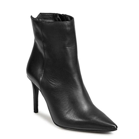 SFW Pointed Leather Boots - Picture 7 of 9
